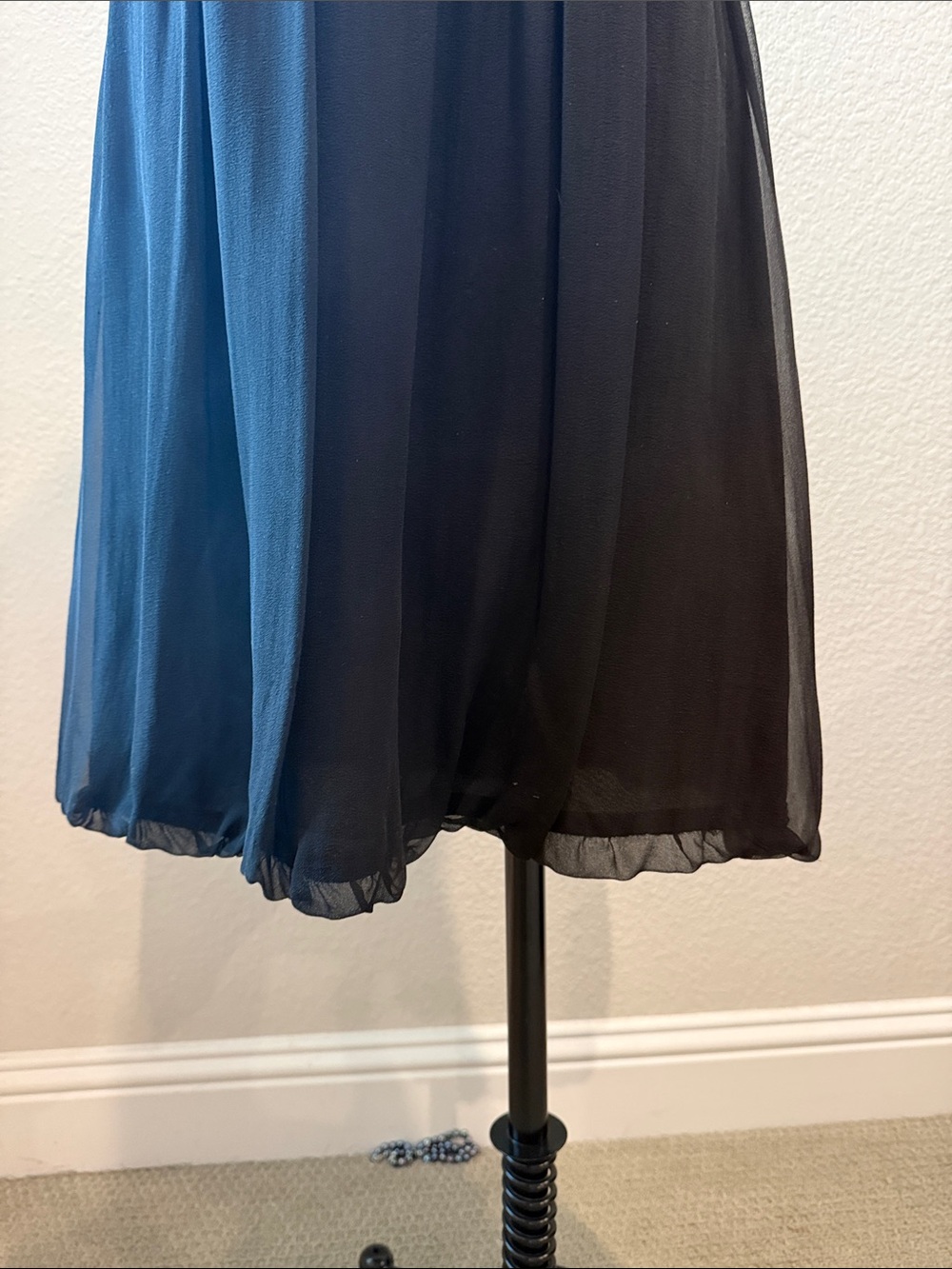 London Times Black Spaghetti-Strap Mini Dress - Picture 5 of 13